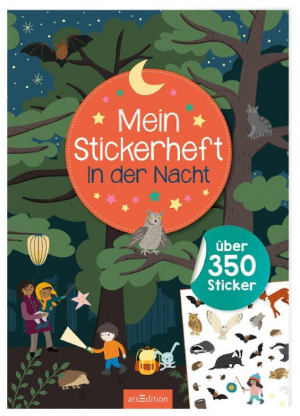 Mein Stickerheft - In der Nacht