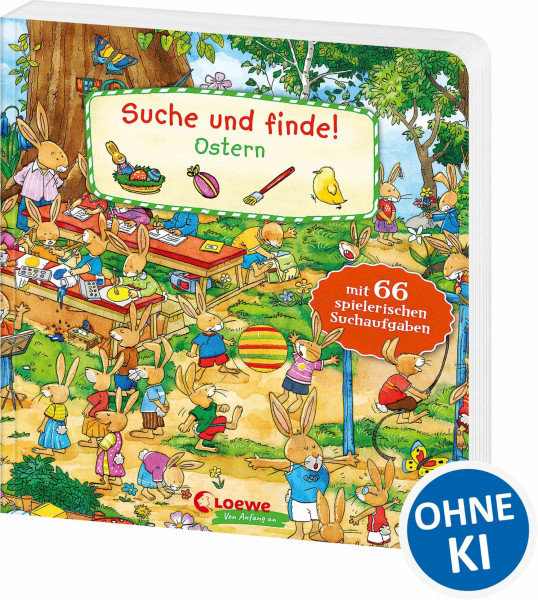 Suche und finde! - Ostern: Mit 66 spielerischen Suchaufgaben - Wimmelbilder für die Förderung der Konzentrationsfähigkeit - Ab 2 Jahren