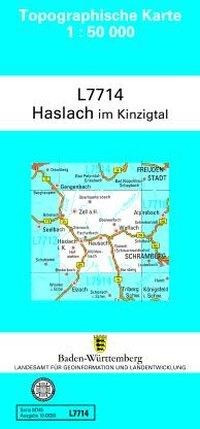 Haslach Kinzig 1 : 50 000