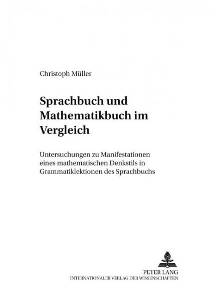 Sprachbuch und Mathematikbuch im Vergleich