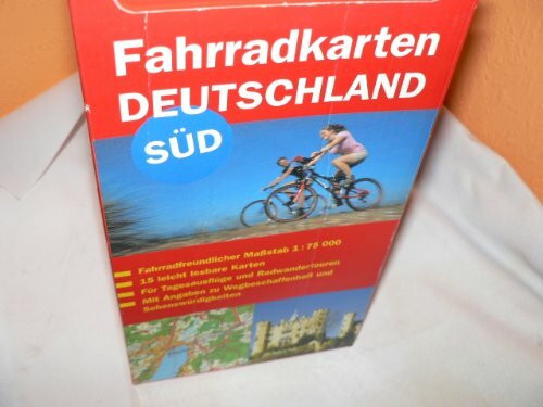Fahrradkarten Deutschland Süd: 1:75000