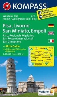 Pisa - Livorno - San Miniato - Empoli - Parco Regionale Migliarino San Rossore Massaciuccoli - San Gimignano 1 : 50 000