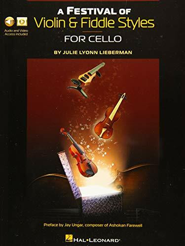 A Festival of Violin & Fiddle Styles for Cello: Book with Audio and Video Access