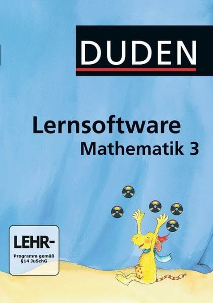 Duden Lernsoftware - Mathematik / 3. Schuljahr - CD-ROM: Mit über 500 Übungen. Ausgezeichnet mit dem Comenius EduMedia-Siegel 2007. Für Windows 98/ME/2000/XP