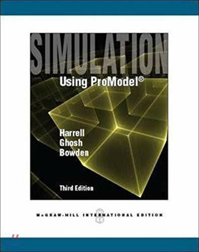 Simulation Using ProModel (Int'l Ed)