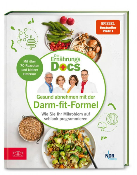 Die Ernährungs-Docs – Gesund abnehmen mit der Darm-fit-Formel: Wie Sie Ihr Mikrobiom auf schlank programmieren - Mit über 70 Rezepten und kleiner Haferkur | SPIEGEL Bestseller Platz 1