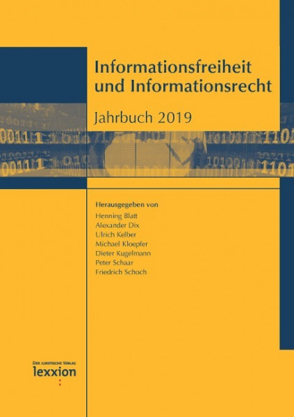Informationsfreiheit und Informationsrecht. Jahrbuch 2019