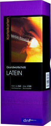 Grundwortschatz Latein: Karteikarten, inklusive Lautschrift