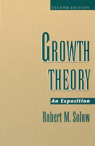 Growth Theory: An Exposition