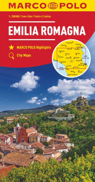 MARCO POLO Karte Italien 06. Emilia Romagna 1:200 000