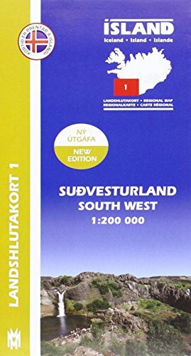 IRK 01 Sudvesturland / Süd-West-Island Regionalkarte 1 : 200 000