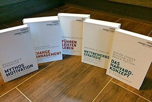 Führungsklassiker: Mythos Motivation; Führen, leisten, leben; Wettbewerbsstrategie; Change Management; Das Harvard-Konzept