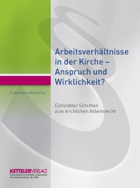 Eichstätter Schriften zum kirchlichen Arbeitsrecht
