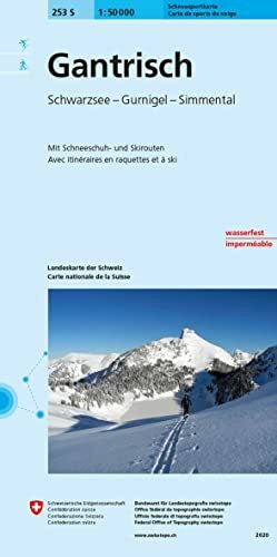 253S Gantrisch Schneesportkarte: Schwarzsee - Gurnigel - Diemtigtal (Skitourenkarten 1:50 000)