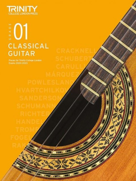 Trinity College London Classical Guitar Exam Pieces 2020-2023: Grade 1