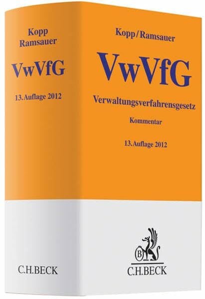 Verwaltungsverfahrensgesetz (Gelbe Erläuterungsbücher) Verwaltungsverfahrensgesetz (Gelbe Erläuterungsbücher)