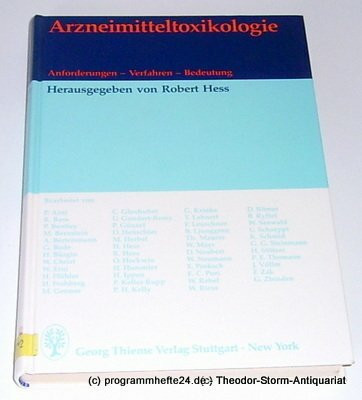 Arzneimitteltoxikologie