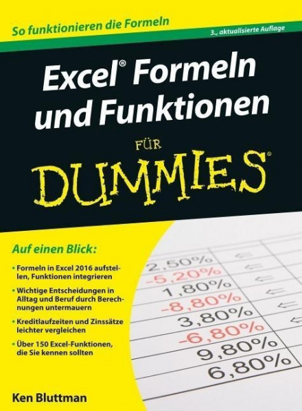 Excel Formeln und Funktionen für Dummies