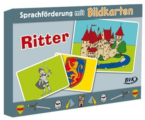 Sprachförderung mit Bildkarten "Ritter"