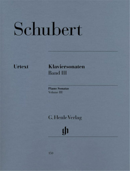 Klaviersonaten, Band III (Frühe und unvollendete Sonaten): Besetzung: Klavier zu zwei Händen (G. Henle Urtext-Ausgabe)
