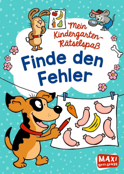 Mein Kindergarten-Rätselspaß. Finde den Fehler