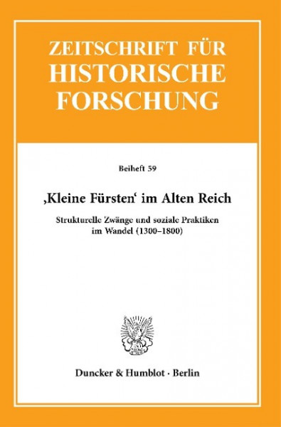 >Kleine Fürsten< im Alten Reich.