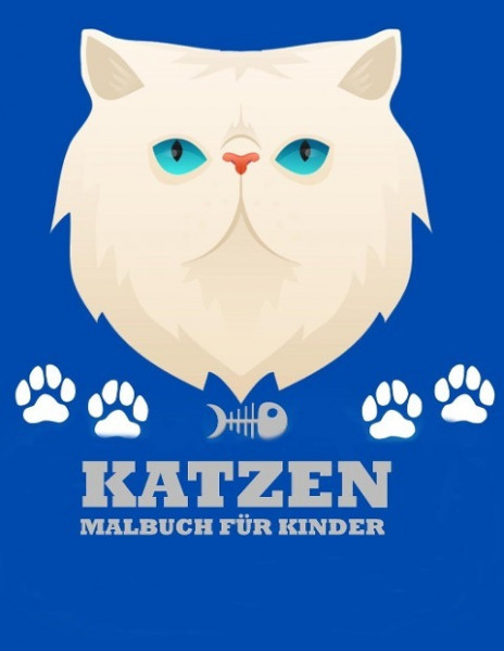 Katzen Malbuch für Kinder