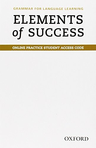 Elements of Success 4: Student Online Access Code