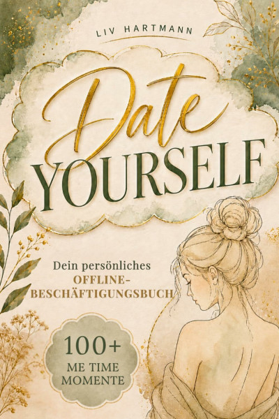 Date Yourself – dein persönliches Offline-Beschäftigungsbuch: 100+ Me Time Momente mit 15 Self Dates, Rätseln, Challenges und Impulsen für mehr Ruhe, ... Auszeiten im Alltag (perfekt als Geschenk)