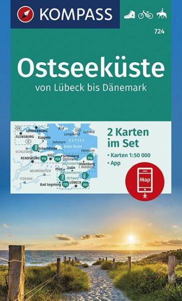 Ostseeküste von Lübeck bis Dänemark 1:50 000