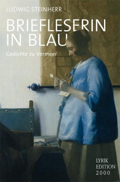 Briefleserin in Blau