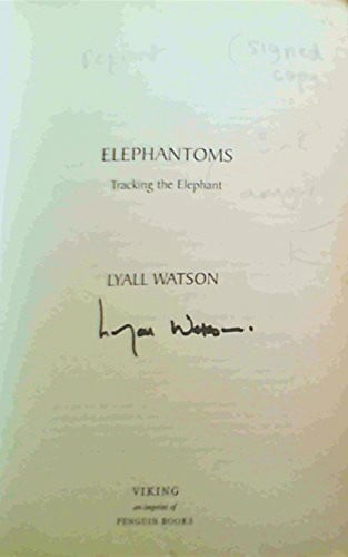 Elephantoms u Tracking the Elephant