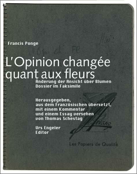 L'opinion changée quant aux fleurs: Änderung der Ansicht über Blumen (Blacklist)