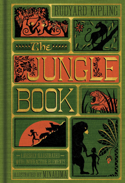 The Jungle Book (MinaLima Edition) (Illustrated with Interactive Elements): Mowgli, Bagheera, Baloo & Shere Khan come alive with four-color art and nine 3-D interactive elements by MinaLima