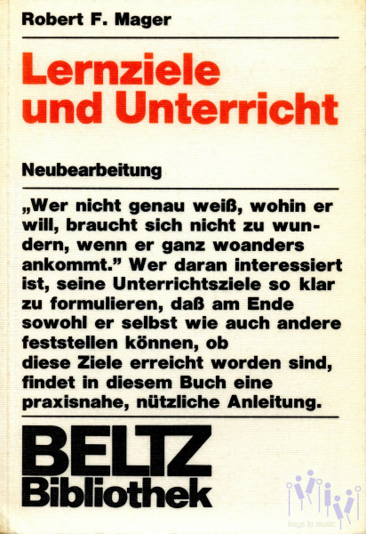 Lernziele und Unterricht (Beltz Bibliothek)