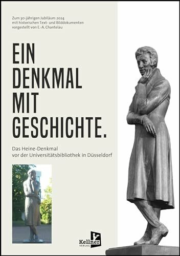 Ein Denkmal mit Geschichte: Das Heine-Denkmal vor der Universitätsbibliothek in Düsseldorf