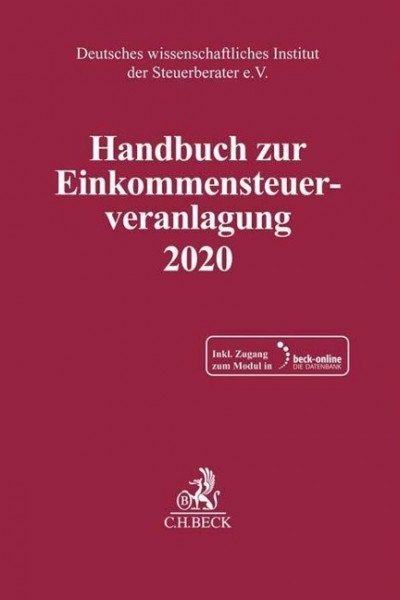 Handbuch zur Einkommensteuerveranlagung 2020