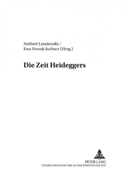 Die Zeit Heideggers