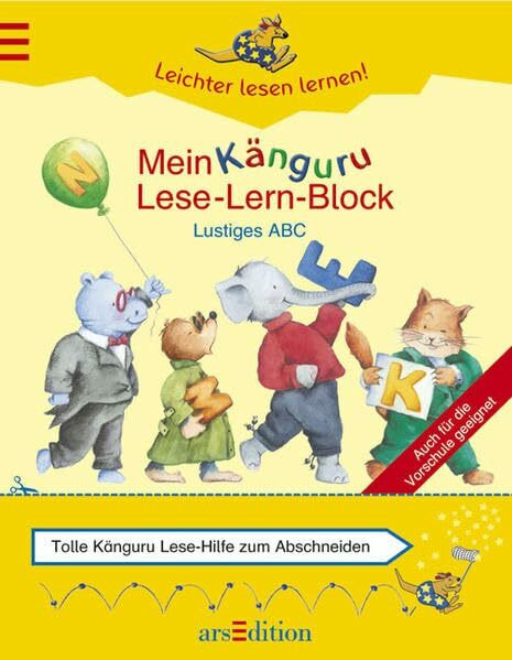 Mein Känguru Lese-Lern-Block: Lustiges ABC