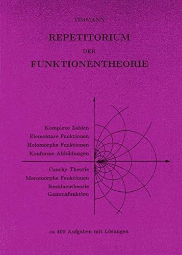 Repetitorium der Funktionentheorie