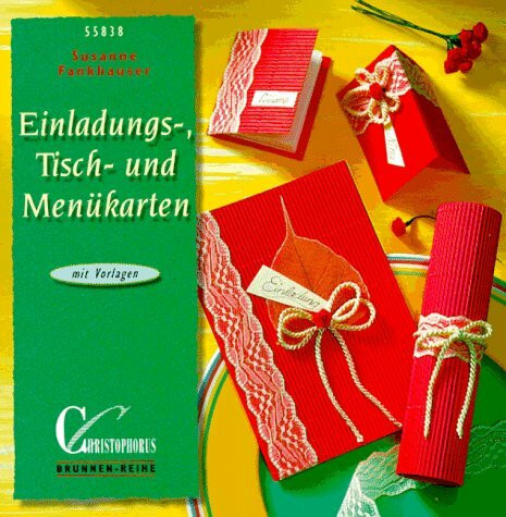 Brunnen-Reihe, Einladungskarten, Tischkarten und Menükarten