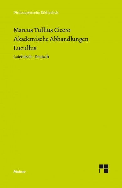 Akademische Abhandlungen. Lucullus