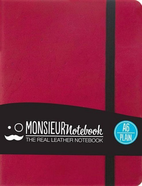 Monsieur Notebook A6 - blanko (90gr) pink