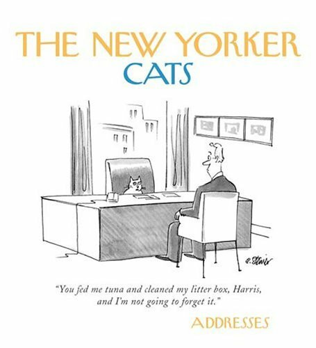 New Yorker Cats Square Address Book