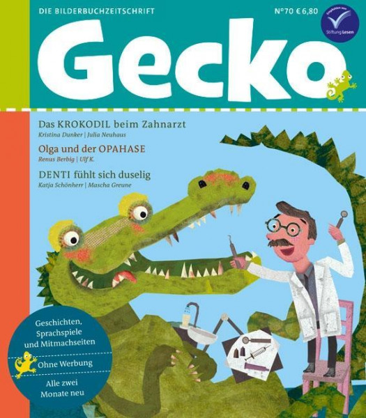 Gecko Kinderzeitschrift Band 70