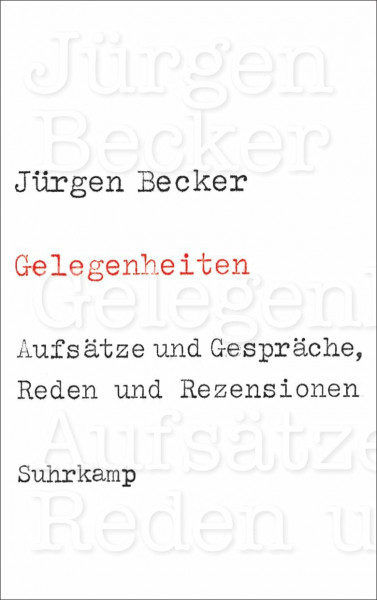 Gelegenheiten: Aufsätze und Gespräche, Reden und Rezensionen (suhrkamp taschenbuch)