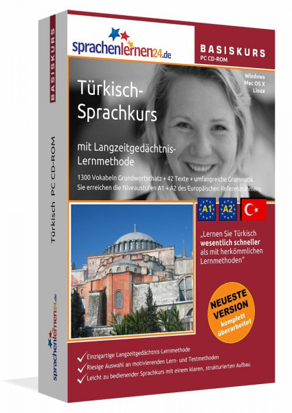 Sprachenlernen24.de Türkisch Basis PC CD-ROM: Lernsoftware auf CD-ROM für Windows/Linux/Mac OS X: Türkisch-Sprachkurs mit Langzeitgedächtnis-Lernmethode. Niveau A1/A2