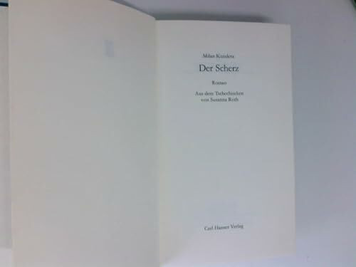 Milan Kundera, Der Scherz - Sonderausgabe