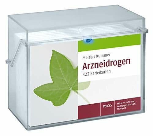Arzneidrogen: 322 Karteikarten