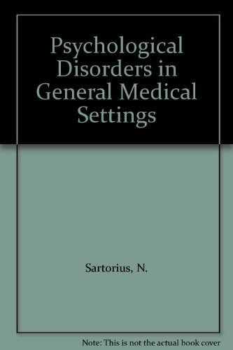 Psychological disorders in general medical settings